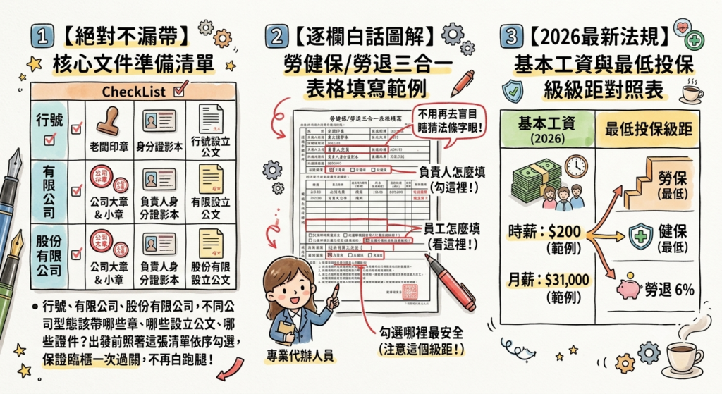 勞健保投保單位自主設立DIY課程