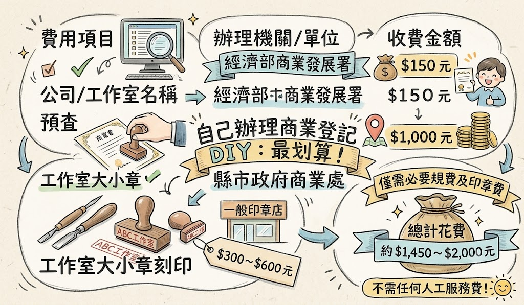 工作室設立費用